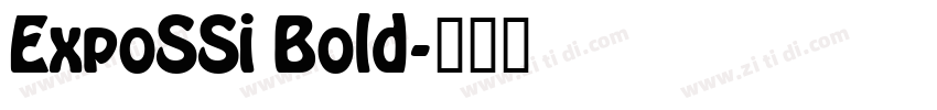 ExpoSSi Bold字体转换